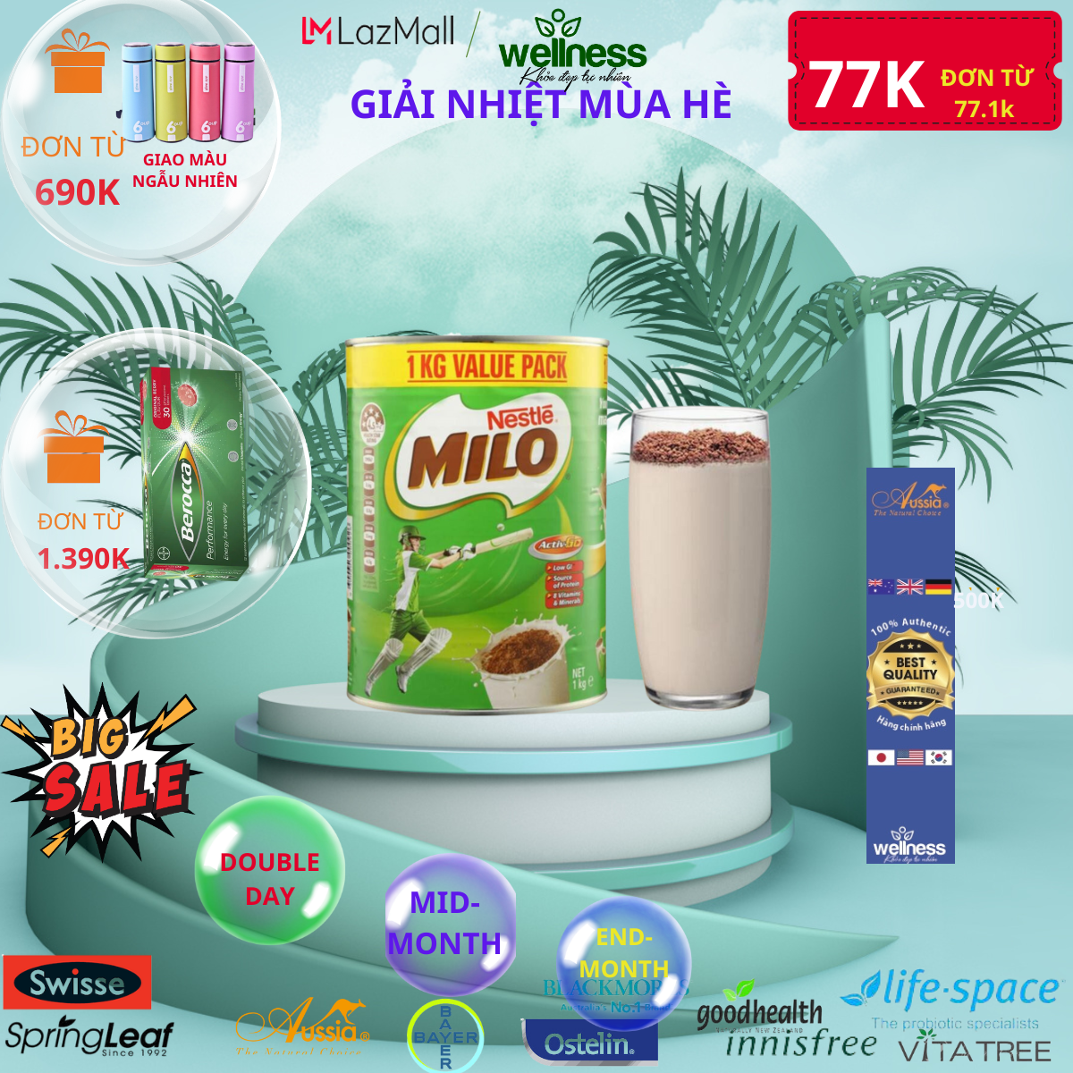 Sữa Bột Milo Của Úc 1kg/hộp - sữa bột