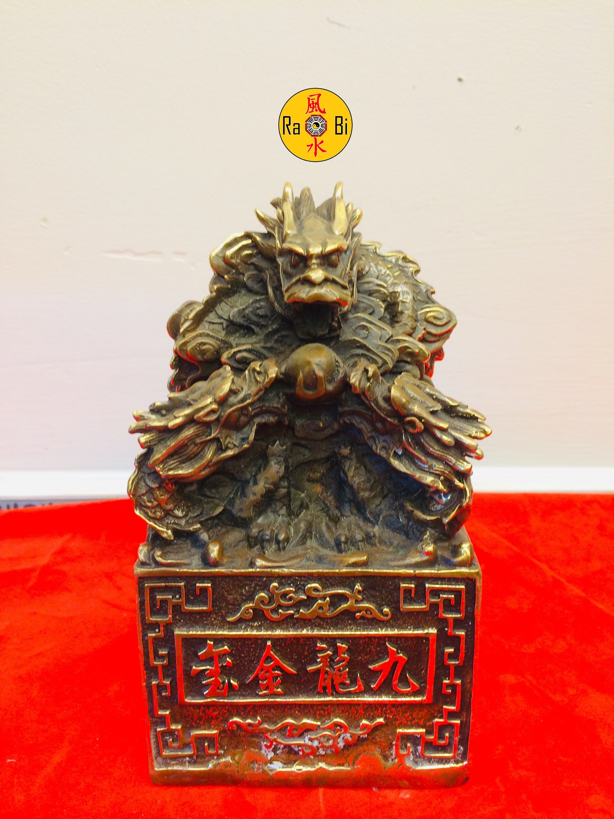 Cửu Long Kim Ấn - Tượng Đồng Phong Thủy