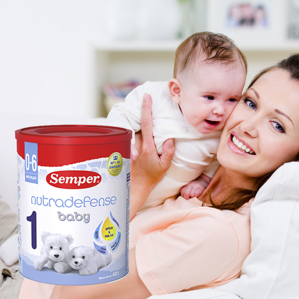 SỮA Semper của Nga HỘP 400GR SỐ 1-2