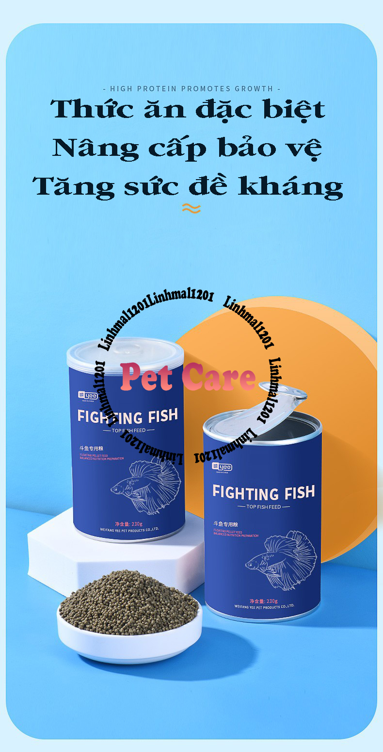 Thức ăn đặc biệt cho cá chọi betta