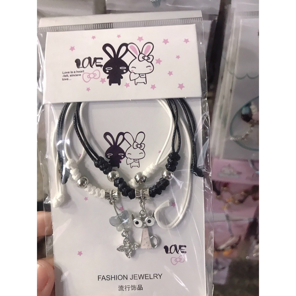 [HCM]VÒNG TAY CẶP ĐÔI THỜI TRANG 9 MẪU SIÊU CUTE