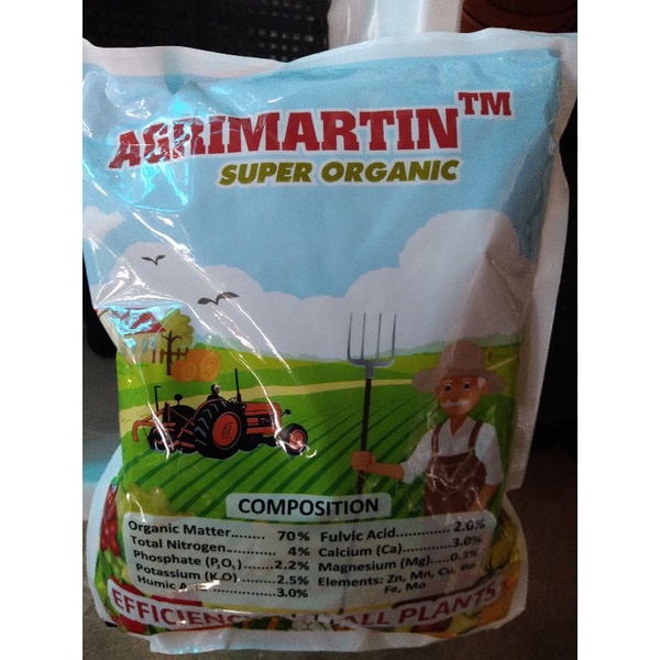 Phân bón hữu cơ siêu đậm đặc Bình Điền Agrimartin nhập khẩu Châu Âu 1kg