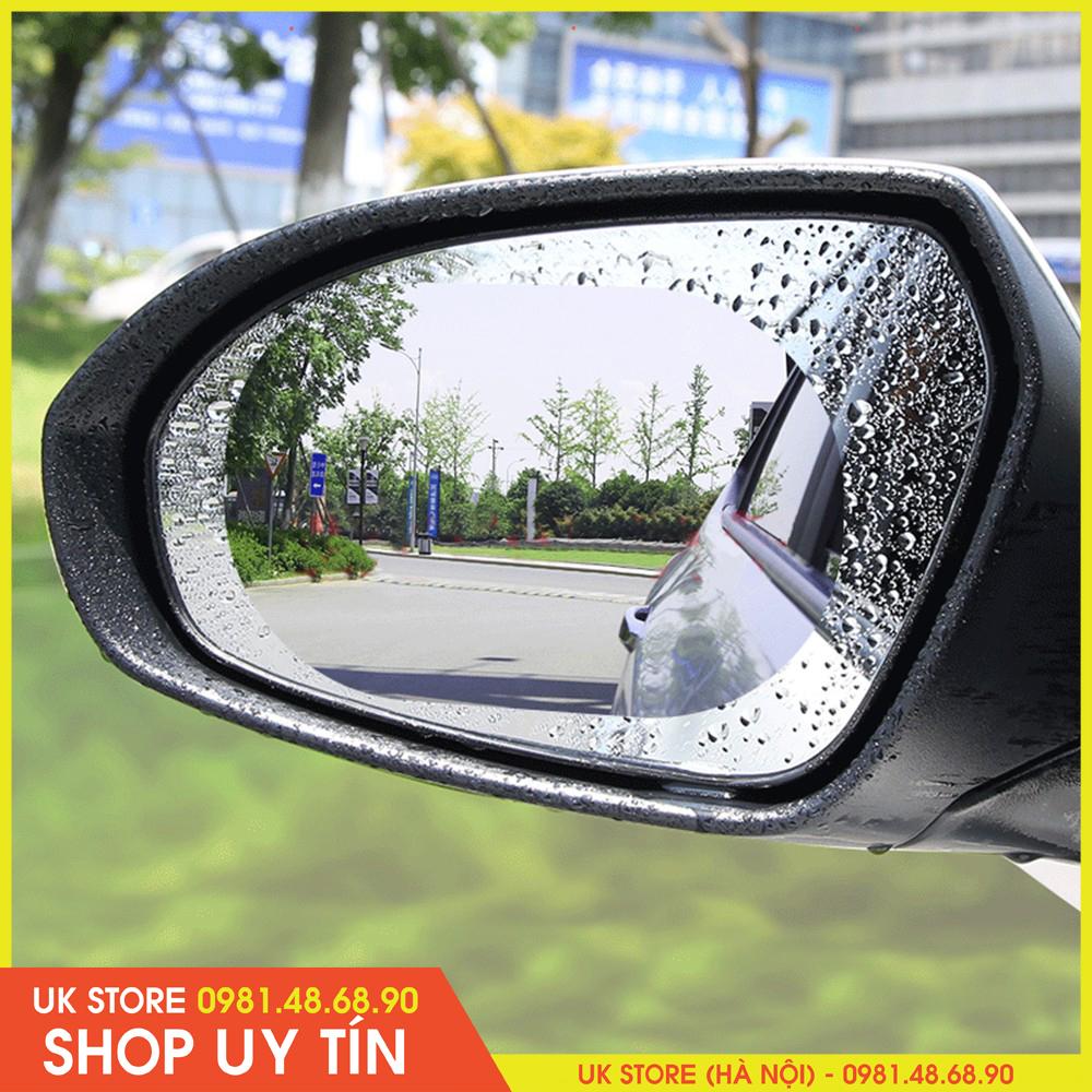 Combo 2 Miếng Film Dán Hình Elip 10*14.5cm Chống Đọng Nước, Chống Lóa Gương Chiếu Hậu, Kính Ô Tô HSA1155