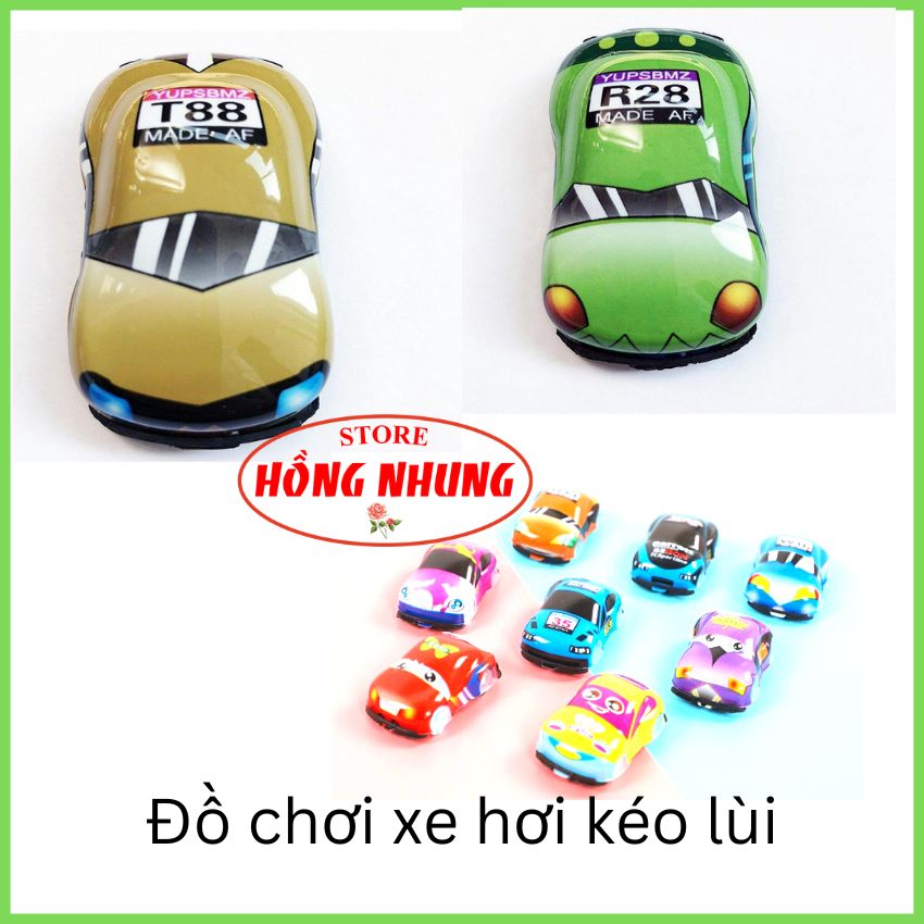 [ Mới] Đồ Chơi Xe Hơi Kéo Lùi Nhiều Kiểu Dáng Dễ Thương Cho Bé