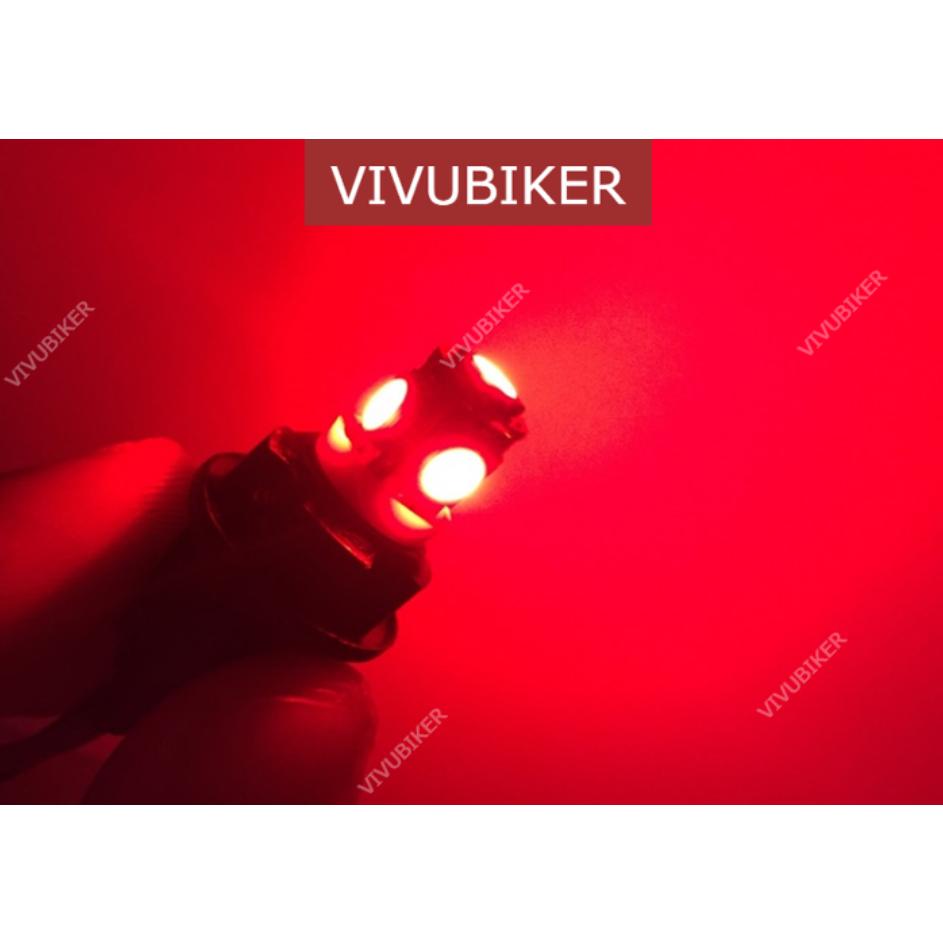 ĐÈN LED XI NHAN, ĐÈN BÁO SỐ, DEMI 5 TIM XE MÁY (Giá 1 cái)