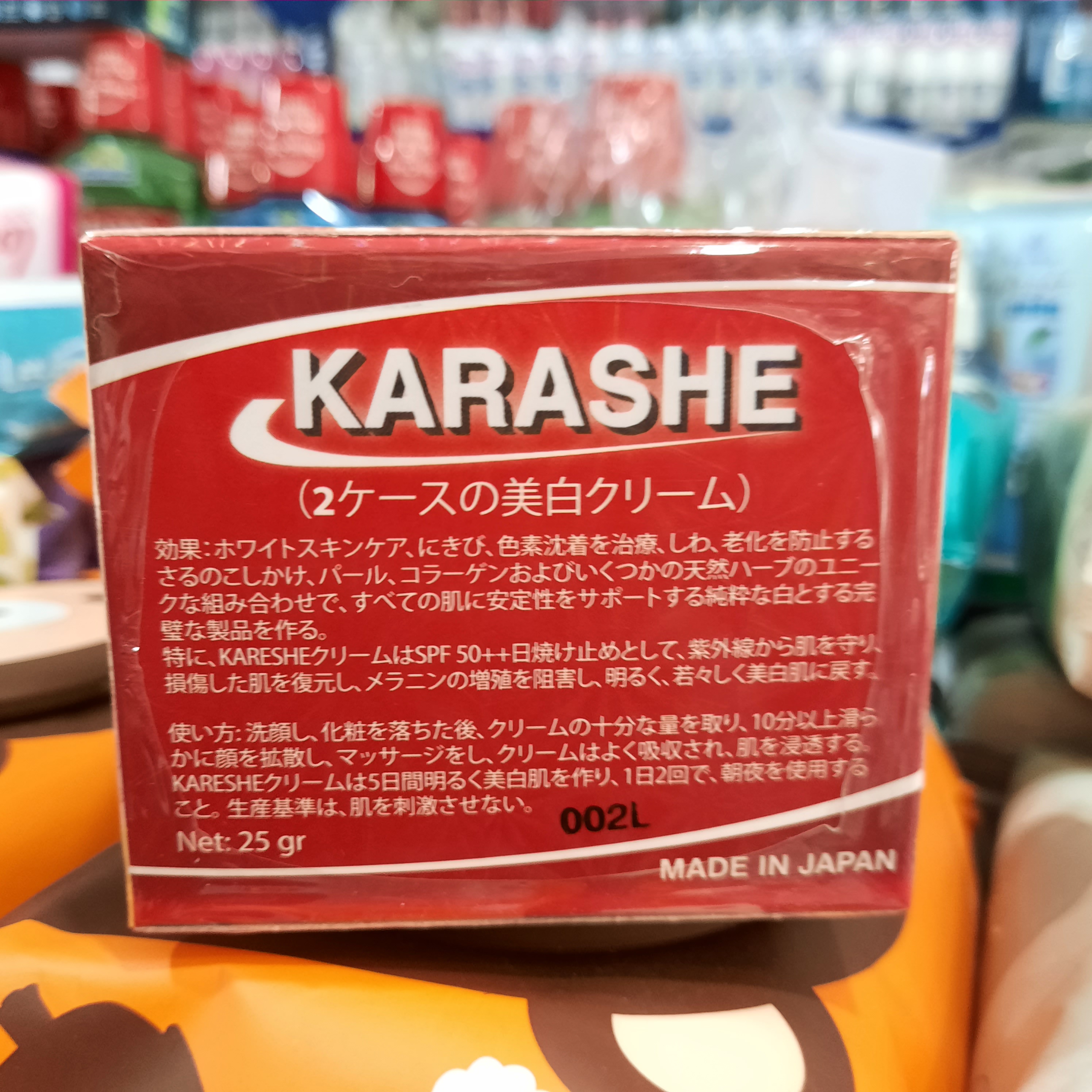 Kem Trắng Da Ngừa Nám Karashe 25g