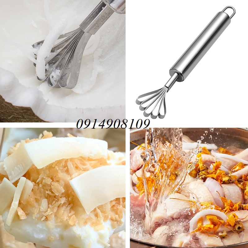Cây nạo dừa cầm tay siêu tốc