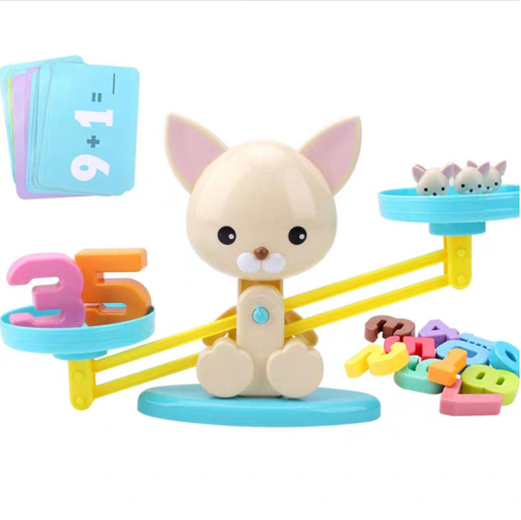 Bộ đồ chơi khỉ cân thăng bằng giúp bé say mê học Toán loại đẹp