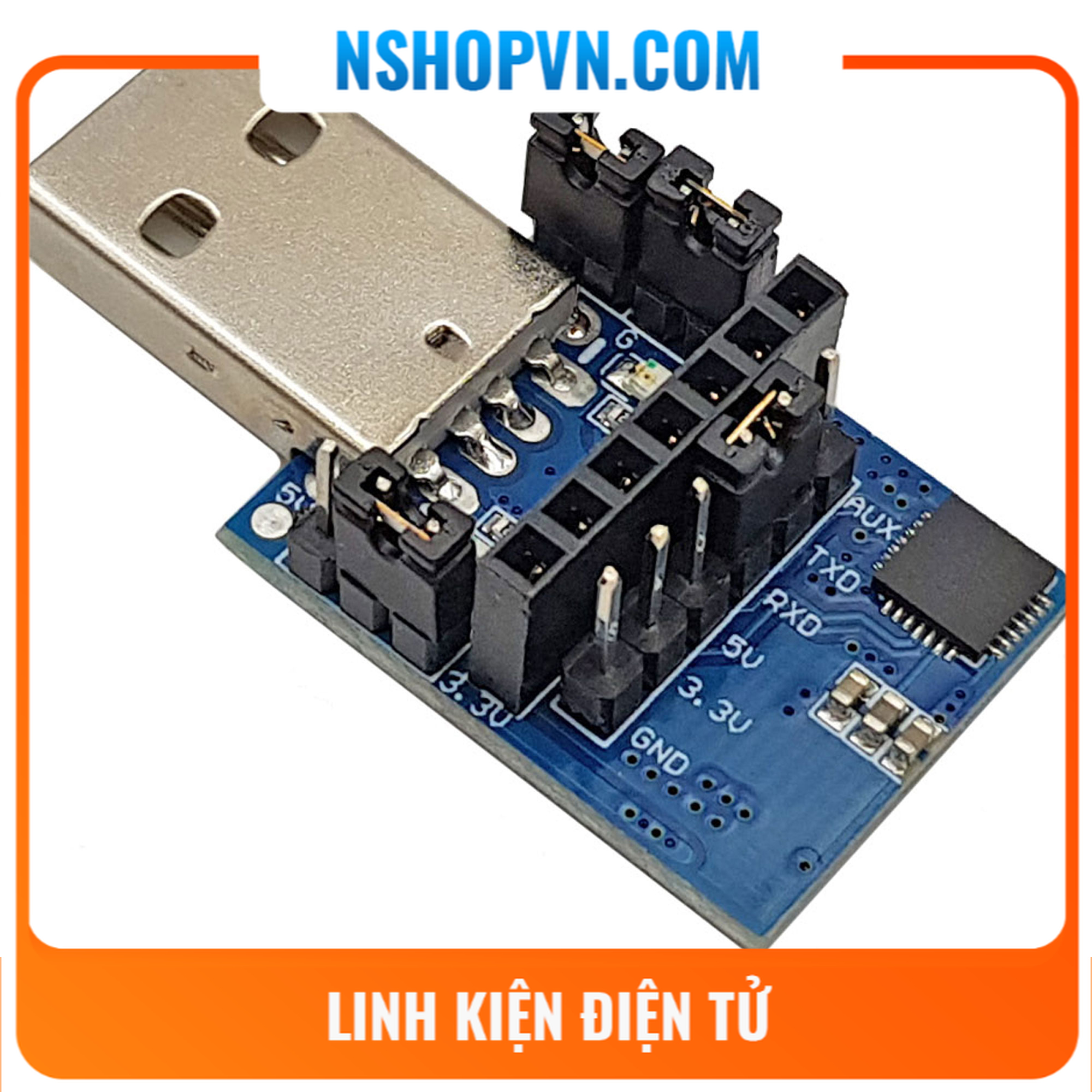 Mạch chuyển đổi usb sang ttl e15-usb-t2 cp2102