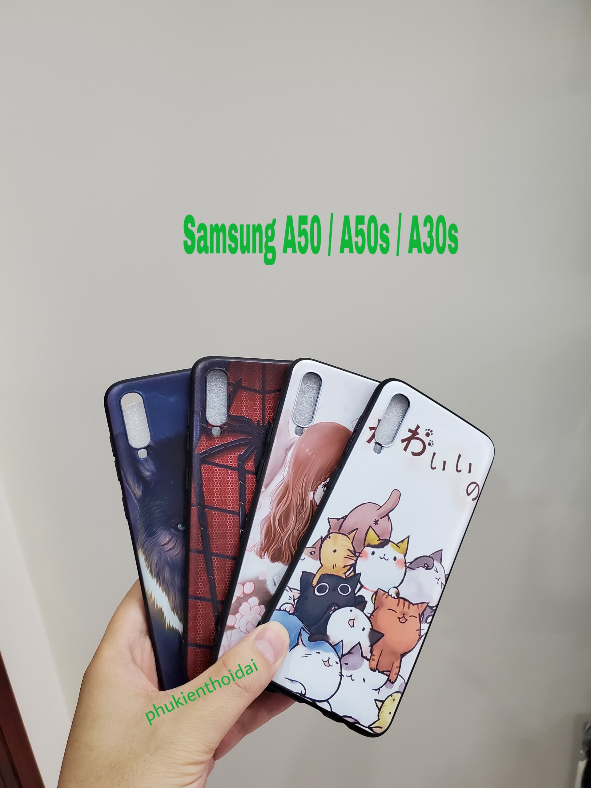 Ốp lưng Samsung Galaxy A50 / A50s / A30s dùng chung dẻo TPU in 3D cao cấp chất đẹp
