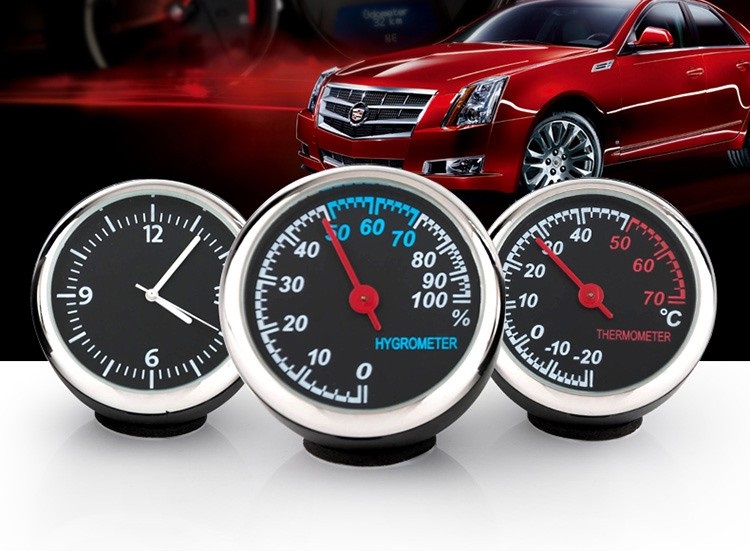 BỘ 3 ĐỒNG HỒ XEM GIỜ - NHIỆT ĐỘ - ĐỘ ẨM ĐẶT TAPLO CAO CẤP