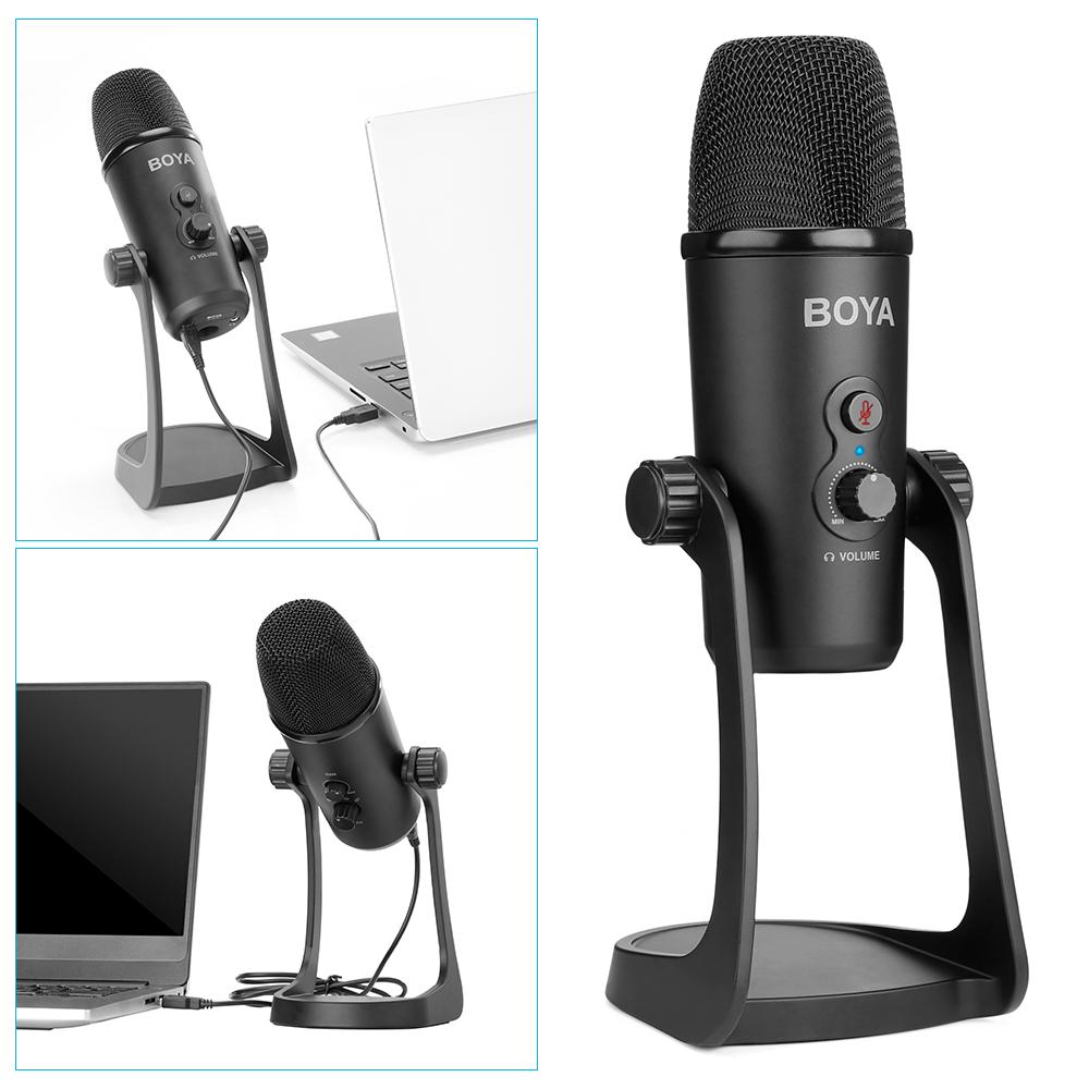 Micro condenser USB cho streamer Boya BY-PM700