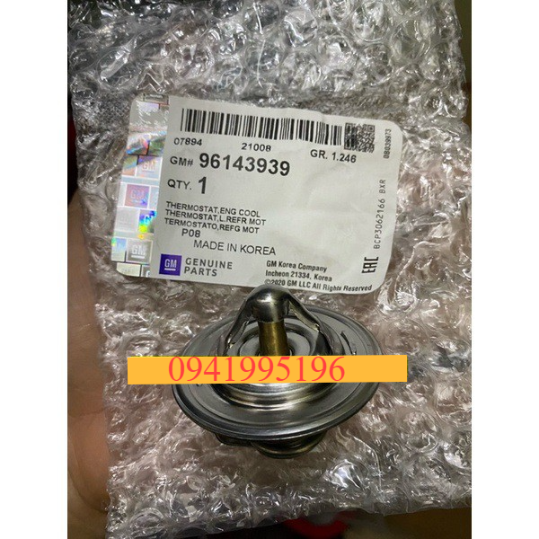 Van hằng nhiệt, van hàn nhiệt gentra , aveo 1.5 , lanos chính hãng 96143939