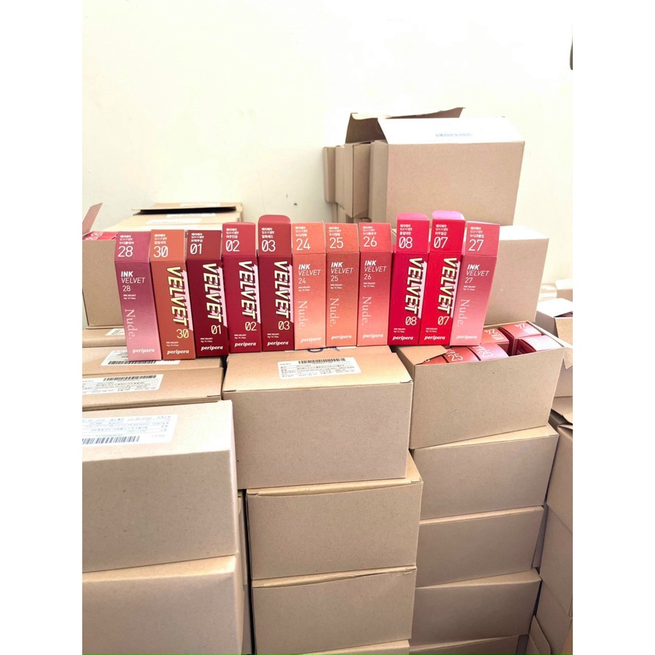 [HOÀN TIỀN 15%]Son Kem Lì Peripera Ink Velvet Dòng Nude