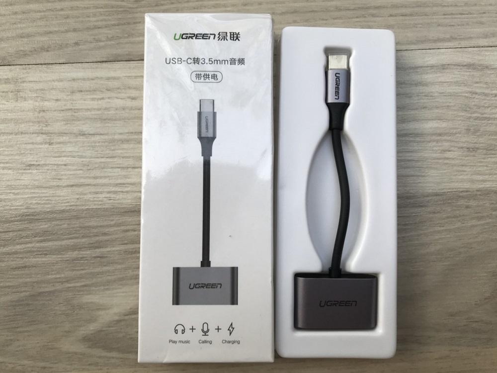 Cáp Chuyển Đổi Type-C To 3,5mm Hỗ Trợ Cổng Sạc USB-C Ugreen 50596