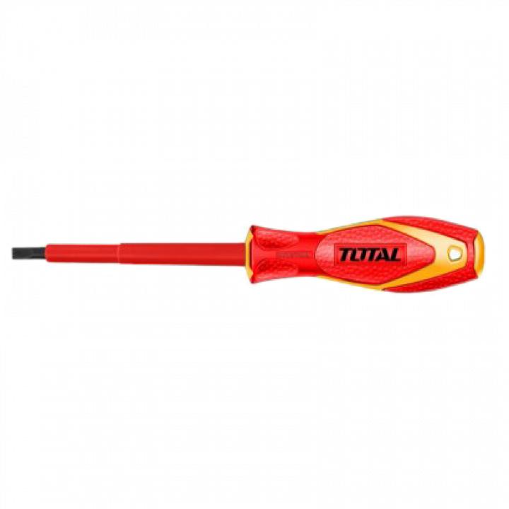 Tua vít dẹp cách điện SL4.0×100 Total THTIS4100
