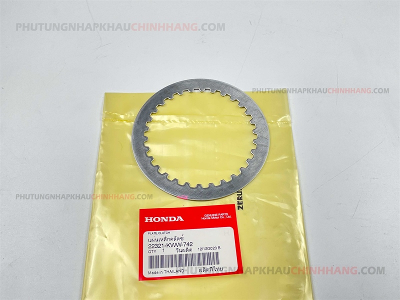 Lá sắt lá thép sonic 150, winner gtr, cbr chính hãng honda thailand 22321-kww-742