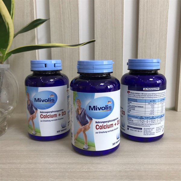 [ NỘI ĐỊA ĐỨC ] Viên uống bổ sung Canxi - Mivolis Calcium + D3