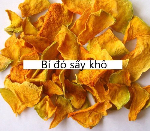 Bí đỏ thái lát sấy lạnh - Gói 20g