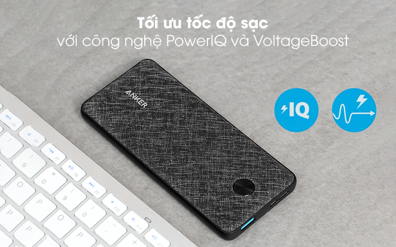 Pin sạc dự phòng anker powercore slim 10000mah - a1229/anker powercore 3 sense 10000mah - a1248
