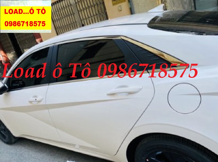 Ốp nẹp viền cong kính xe huyndai elantra 2023 mẫu inox cao cấp