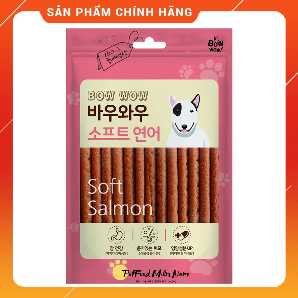 CÁ HỒI QUE CHO CHÓ - 150g - Bánh Thưởng