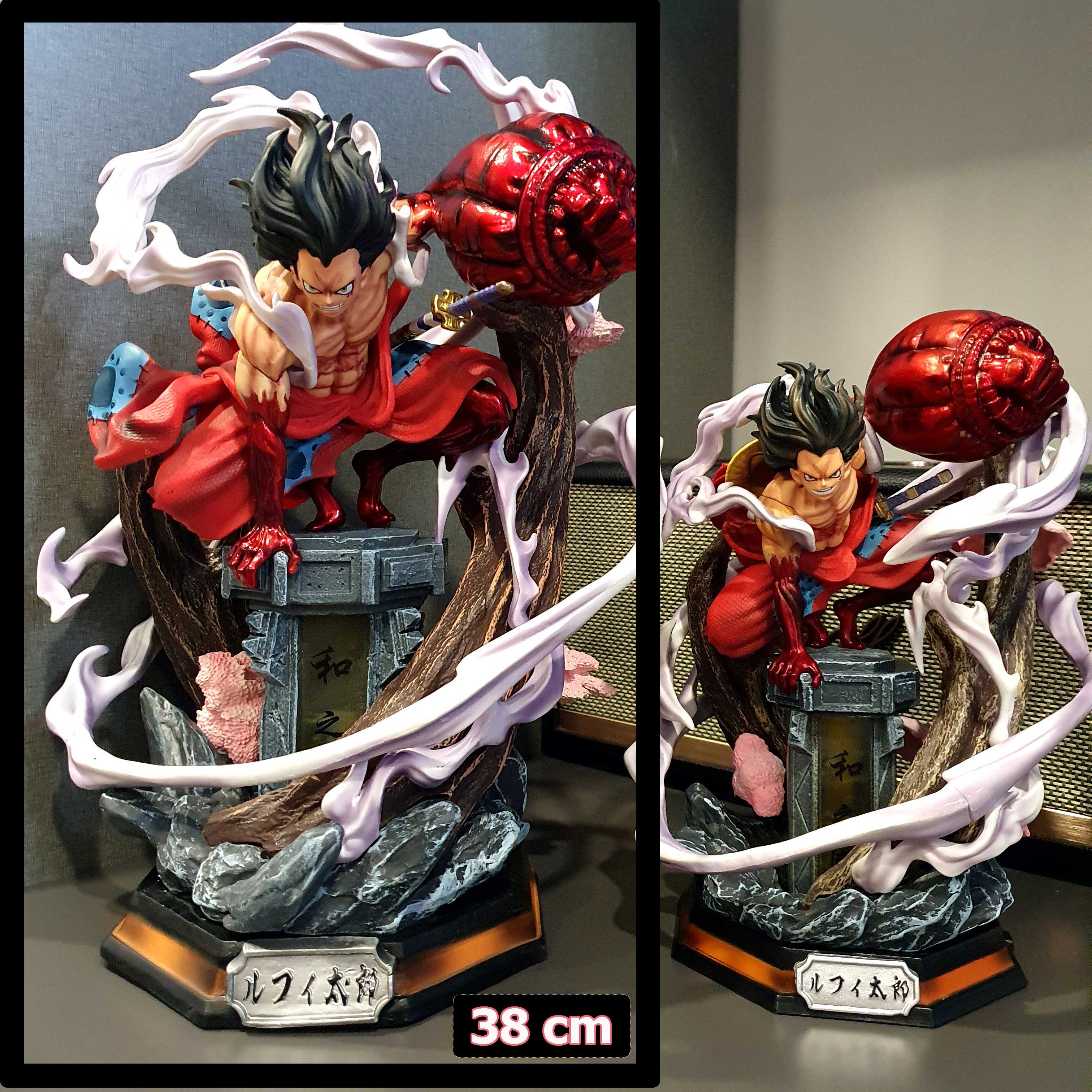 Mô hình luffy wano 38 cm có đèn - one piece