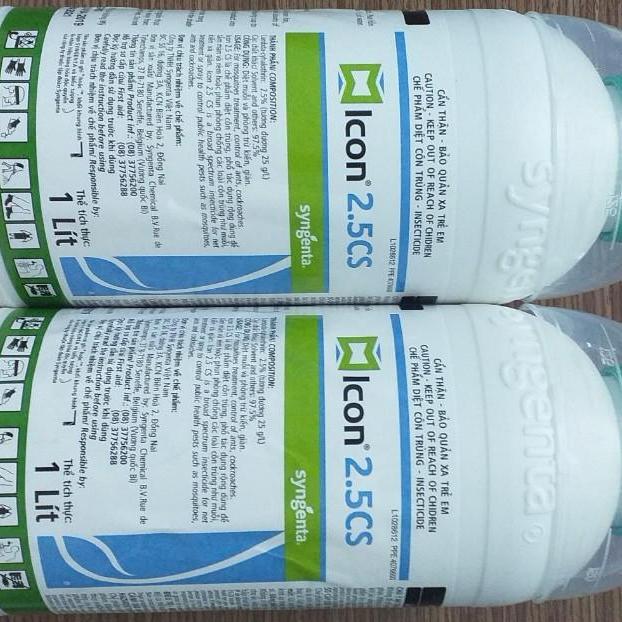 THUỐC DIỆT CÔN TRÙNG ICON 2.5EC(SYNGENTA) CHAI 1000ml