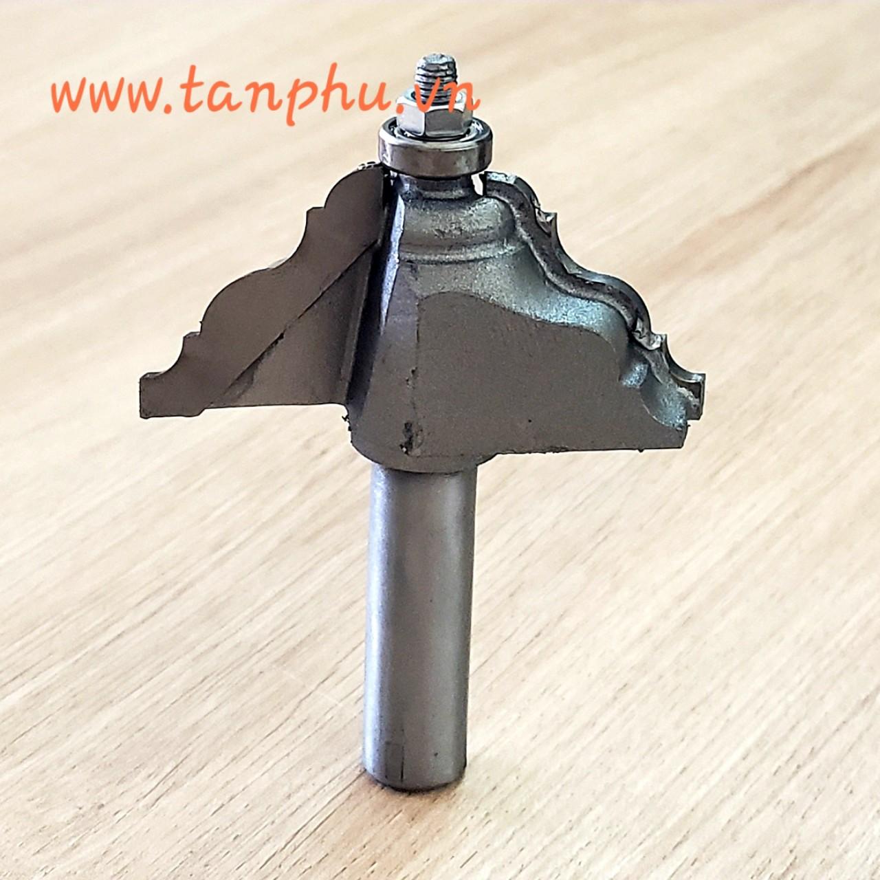 MŨI PHAY GỖ CHỈ NÓC TỦ H8 CÓ BI