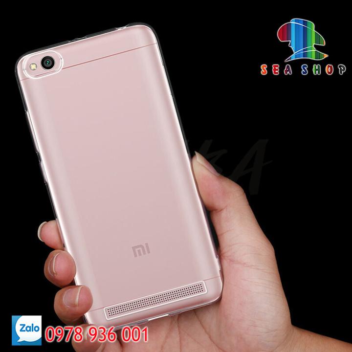 Ốp lưng Xiaomi RedMi 5A Nhựa dẻo - trong suốt