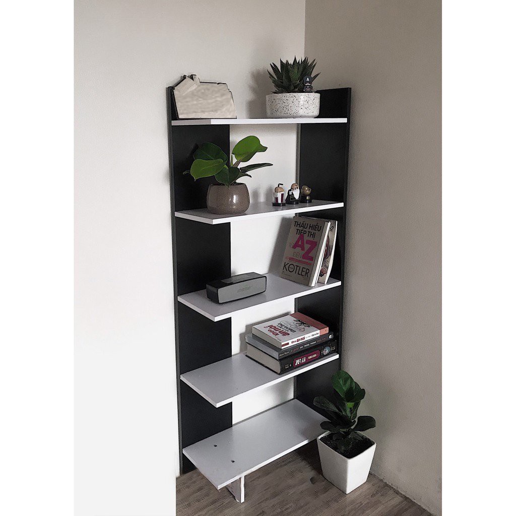 Kệ Để Sách - giá kệ 5 tầng để góc tường