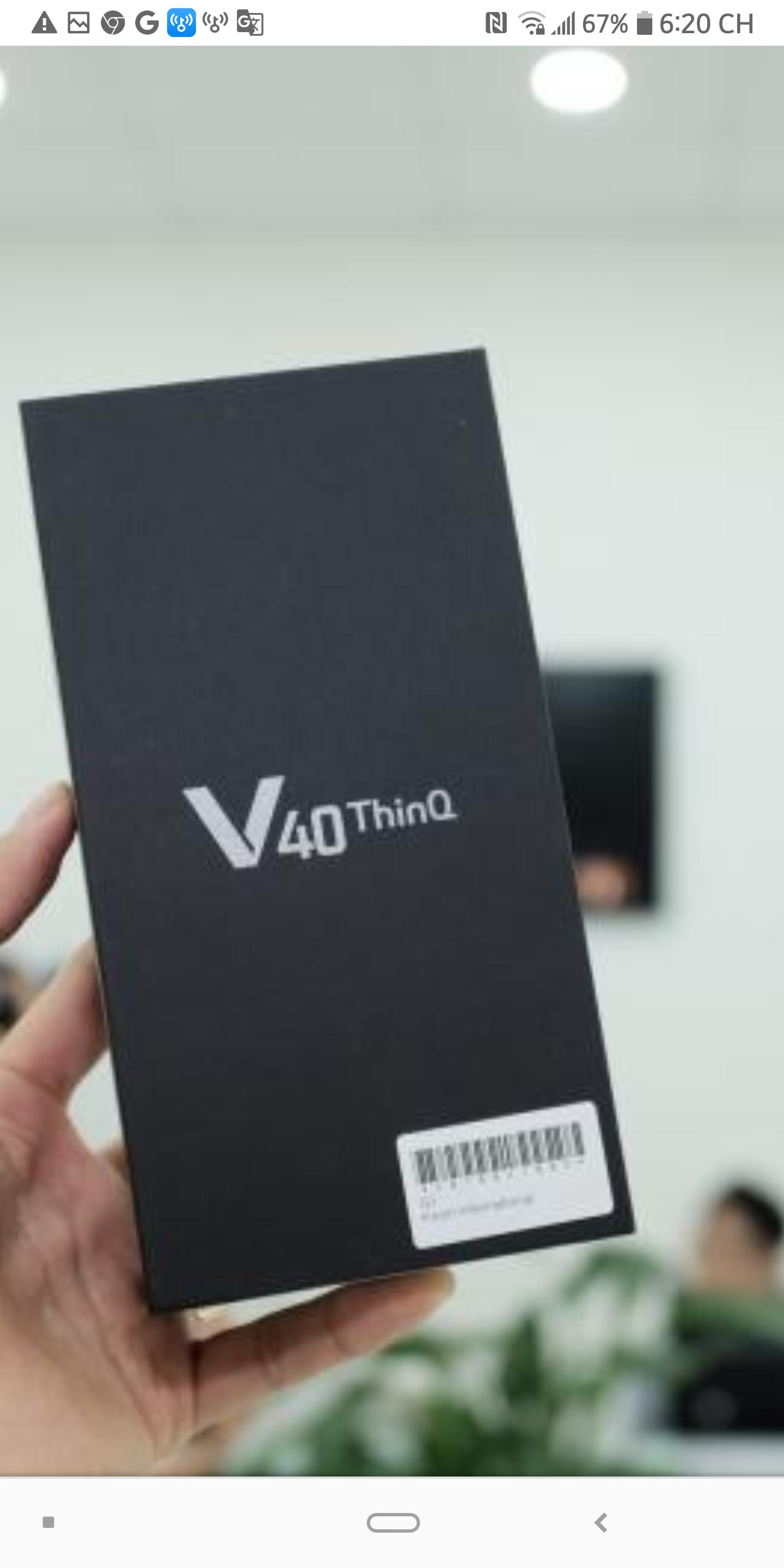 [Giảm giá]LG V40 ThinQ 128Gb (Hàn Quốc),
