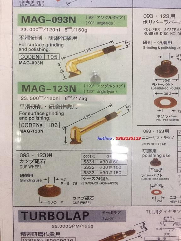 Máy mài khuôn Mini UHT MAG-123N