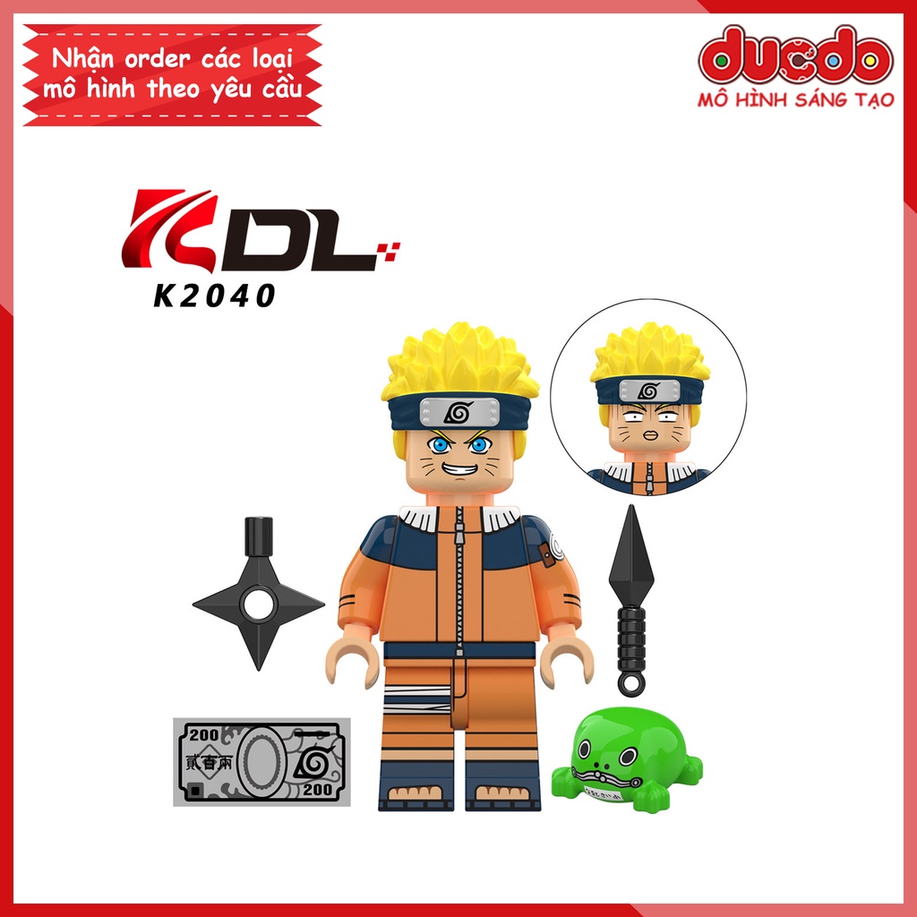 Minifigures các nhân vật trong Naruto với phụ kiện độc .n.h.ấ.t. - Đồ chơi Lắp ghép Xếp hình Mô hình Mini KORUIT KDL806