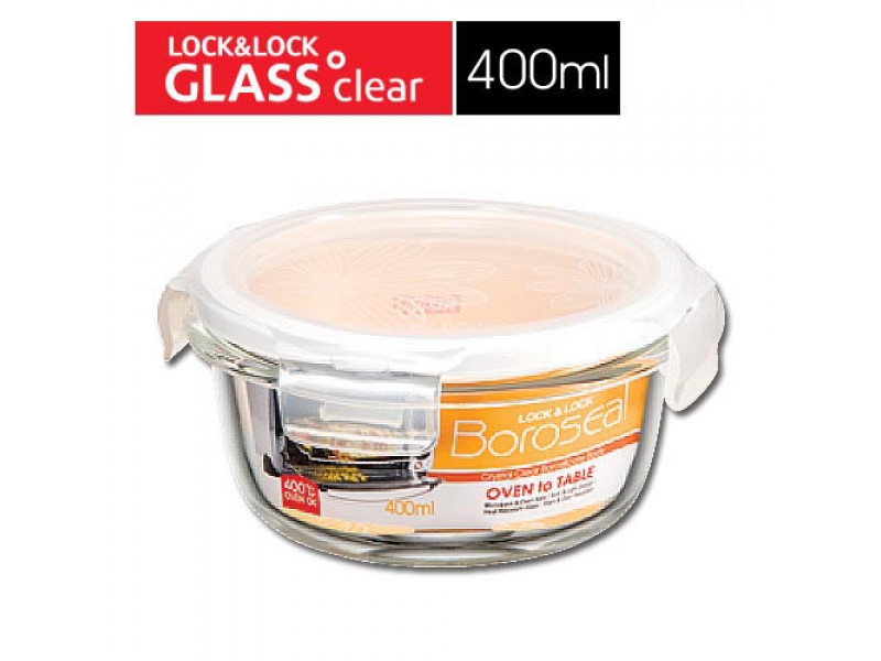 Hộp Thủy Tinh Lock&Lock Clear Tròn LLG822 (400ml)