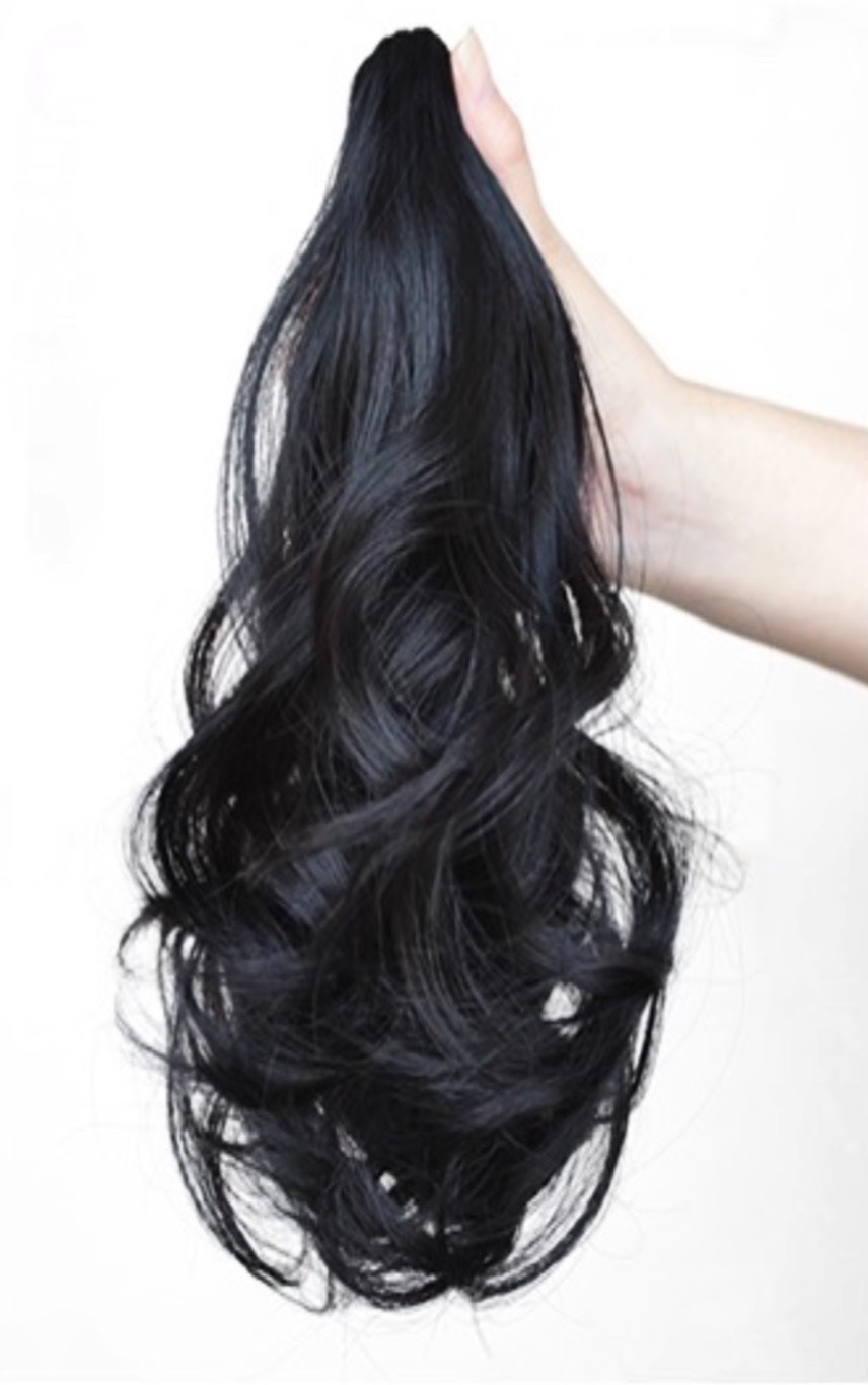 Tóc Giả Ngoạm Xoăn Lửng Hàng Cao Cấp Cho Nữ