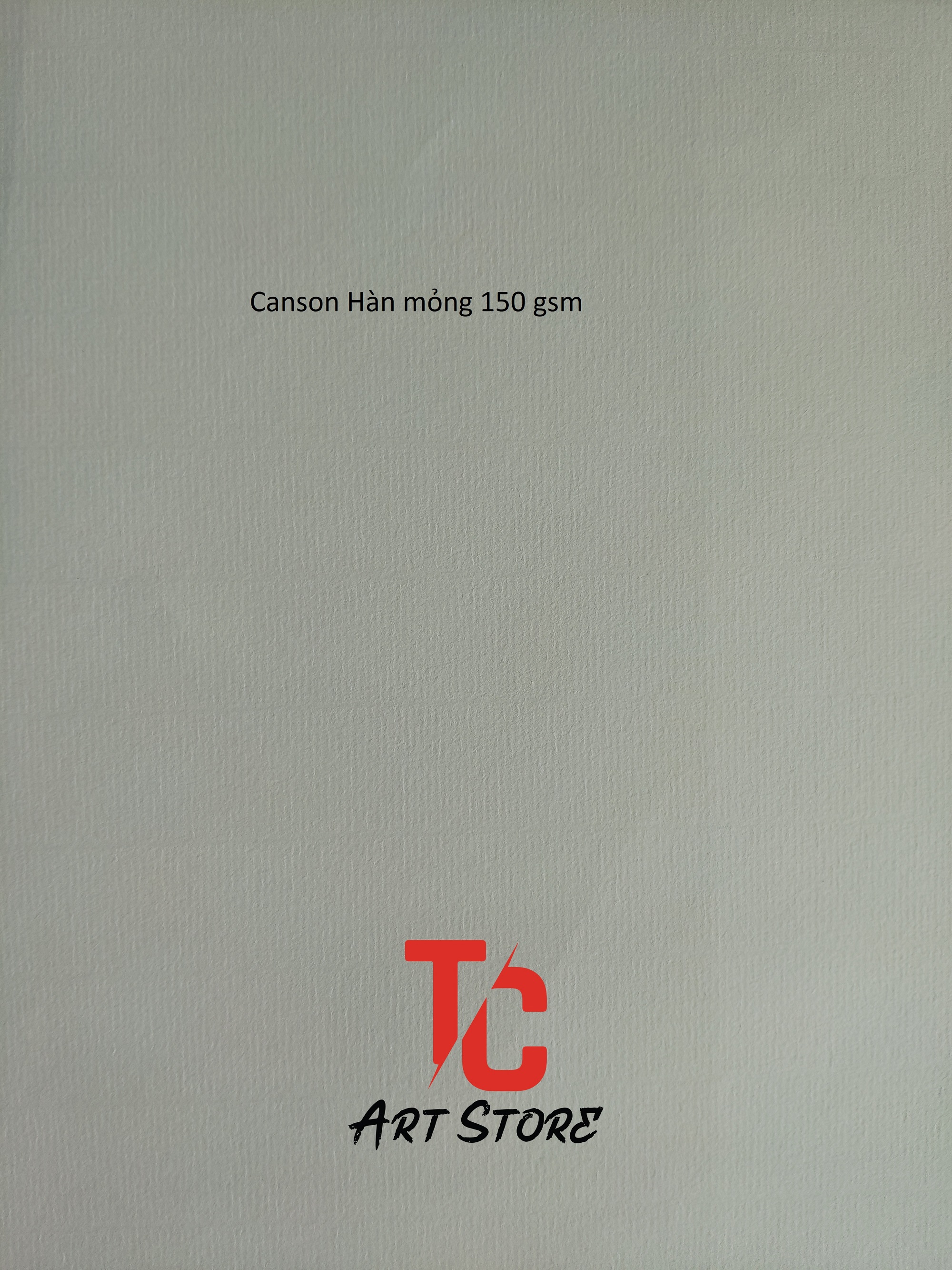 [TC Art Store] Giấy canson Hàn (truyền thống) Vân ngang khổ A3, A4 Loại Mỏng 150gsm