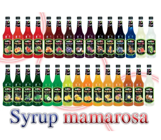 Siro Mama Rosa chai 700ml - Đủ hương vị