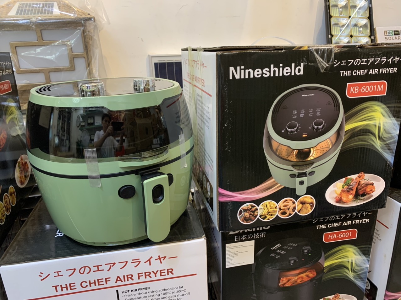 NỒI CHIÊN KHÔNG DẦU NINE SHIELD 8 LÍT