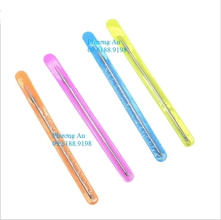 Cây nặn mụn 2 đầu que nặn mụn cao cấp kyo beauty 11.9cm