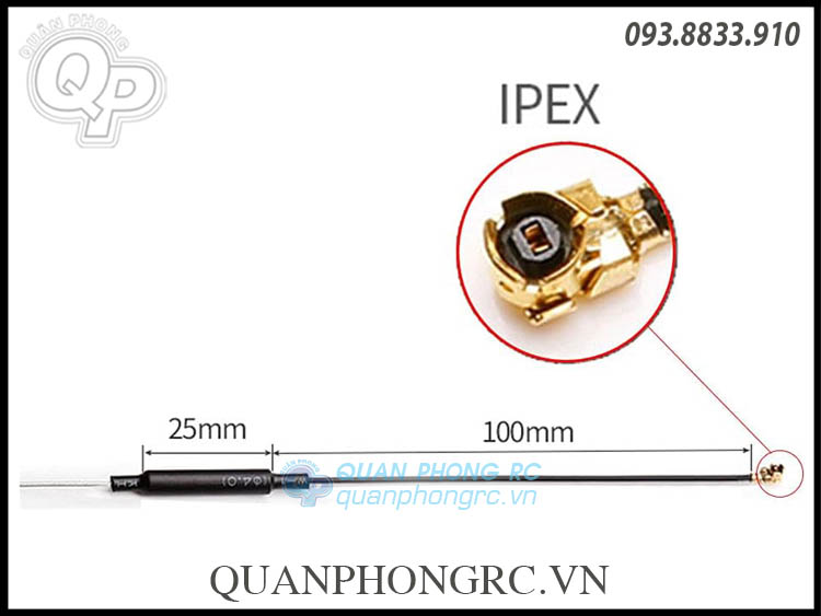 Râu anten cho RX ipex xm+ / devo / futaba / JR / Taranis (1 sợi)