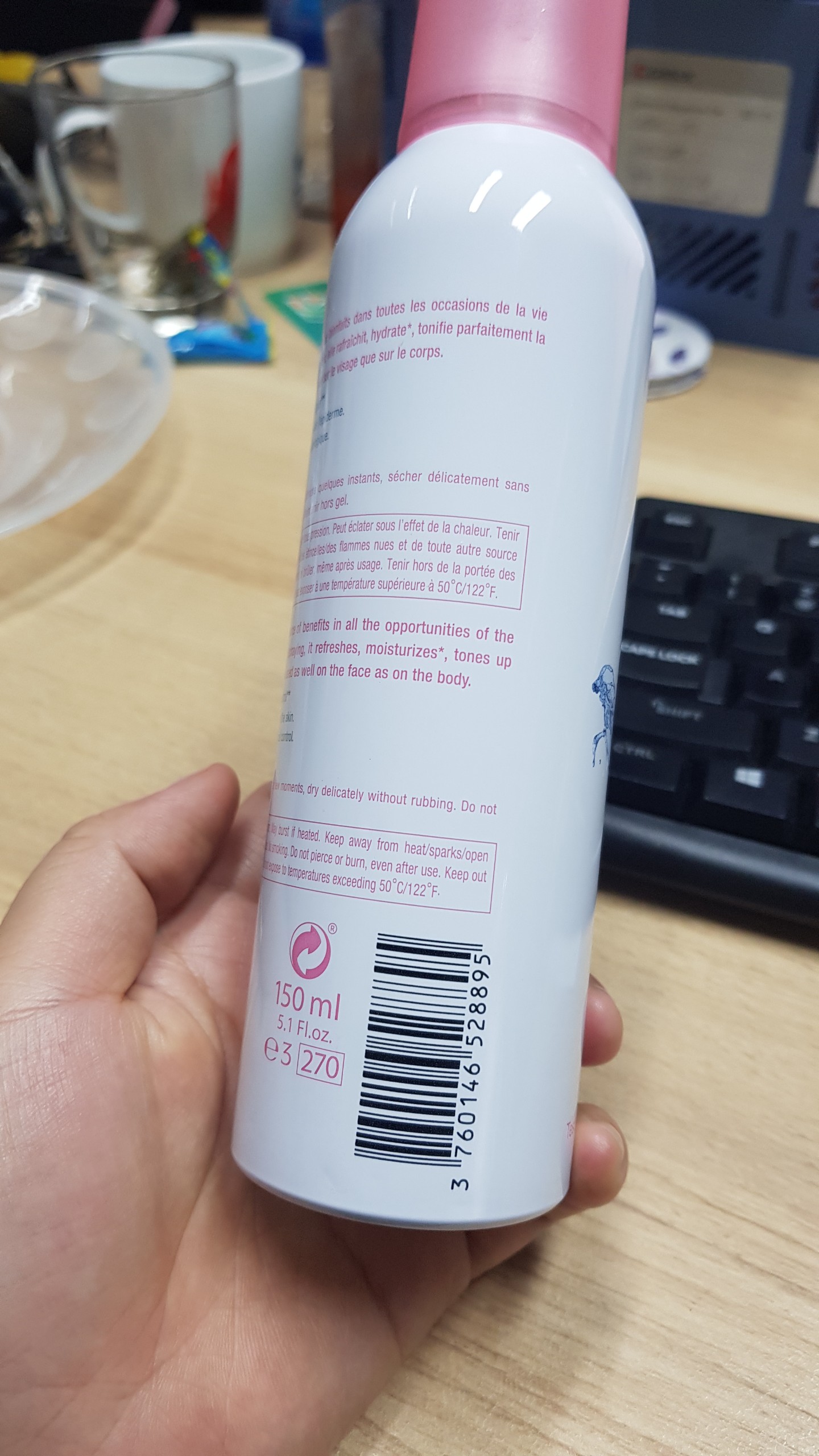 Xịt khoáng Pháp Dr HER_400ML