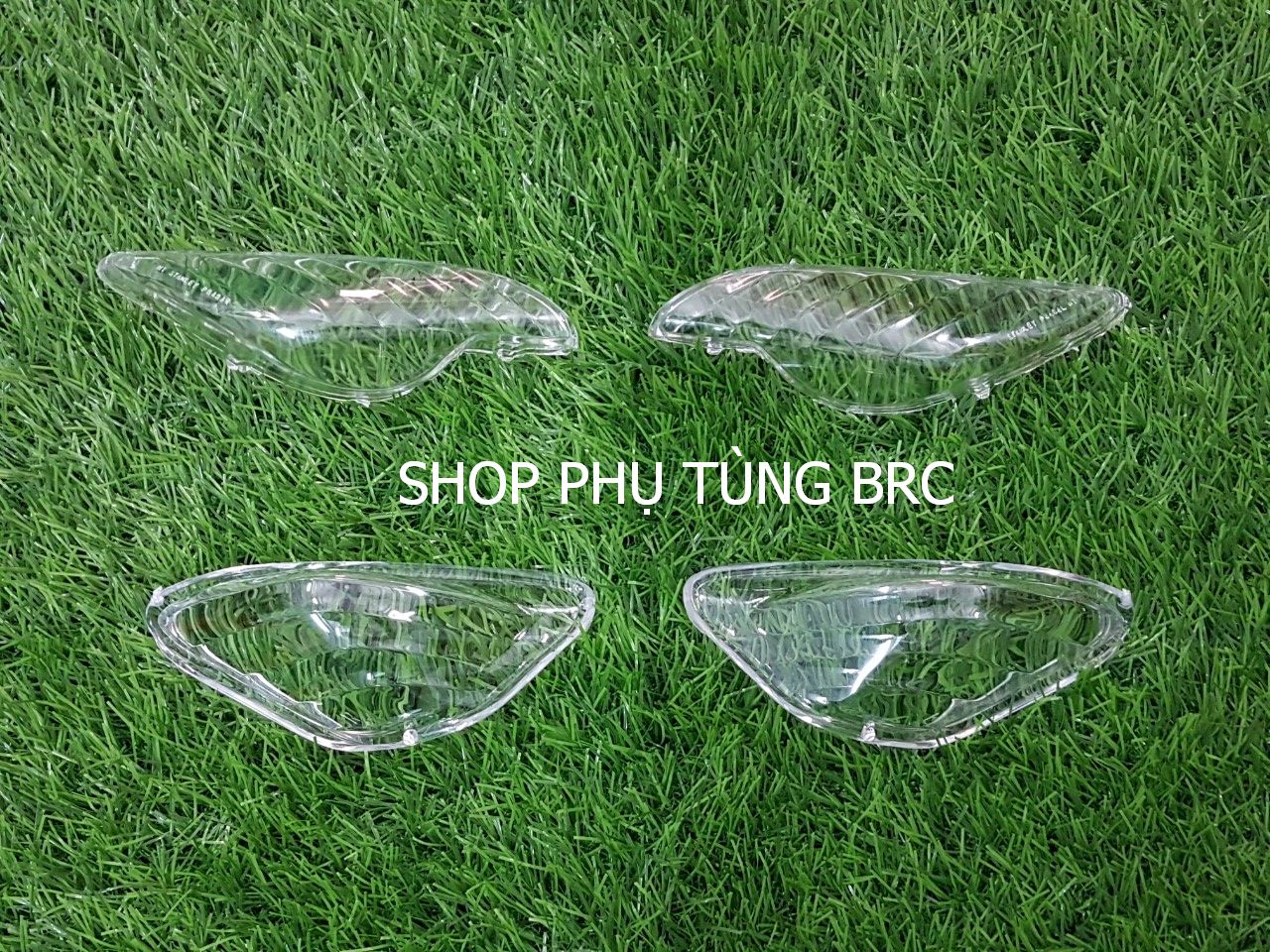 Combo chụp xi nhan trước, sau màu trắng xe WAVE RS2006 - 2016 và WAVE A100 đời 2006-2016 ( SL: 1 cặp trước và 1 cặp sau)