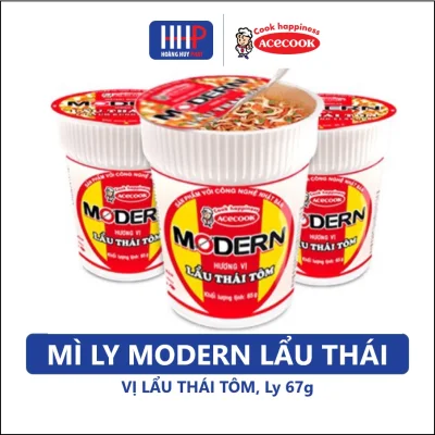Date mới nhất- Mì ly Modern Lẩu Thái Tôm 67g