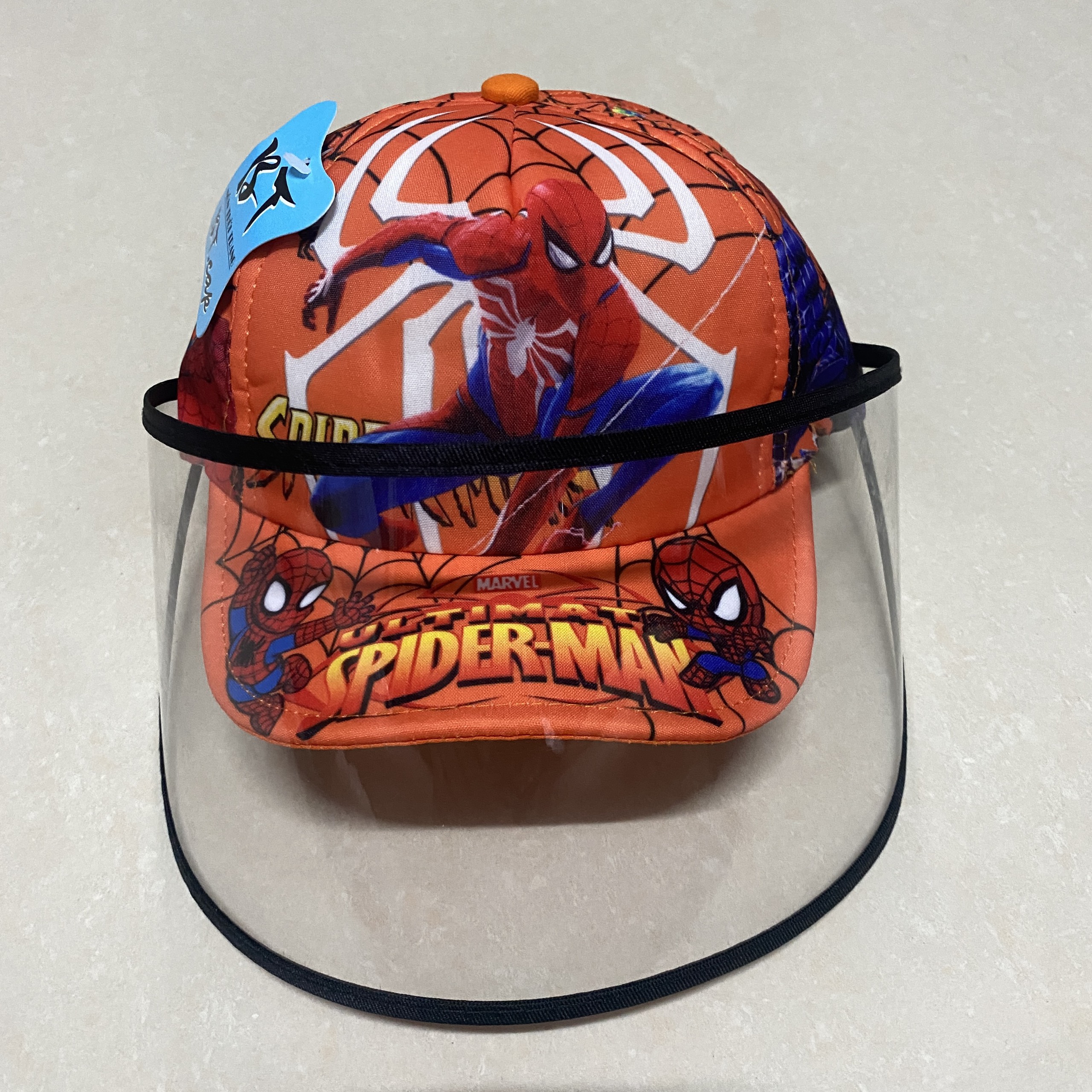 [Mũ Nón Chống Dịch Trẻ Em 1-2 TUỔI] - Mũ chống giọt bắn SIÊU NHÂN NHỆN spider man, Nón trẻ em, Nón chống nắng - chống bụi cho BÉ TRAI