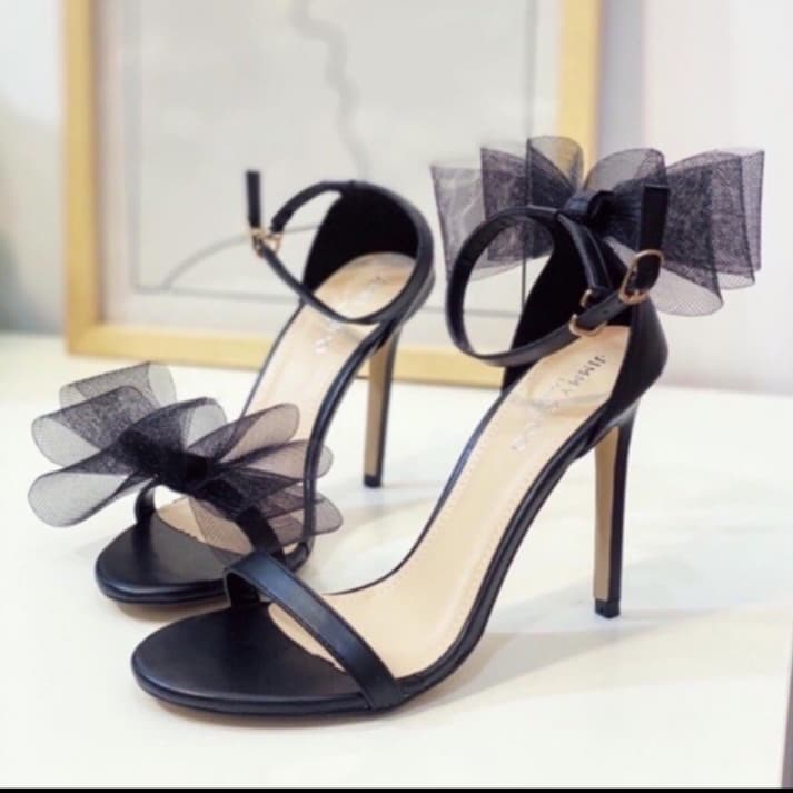 GIÀY CAO GÓT ĐÍNH NƠ 7 PHÂN THỜI TRANG NỮ XINH HÀN QUỐC, BAO ĐẸP, BAO RẺ, KÈM ẢNH THẬT, HITHOT 2021, GIÀY CAO GÓT DỰ TIỆC NỮ, TÔN DÁNG, SANG CHẢNH, BESTHEME VIỆT NAM