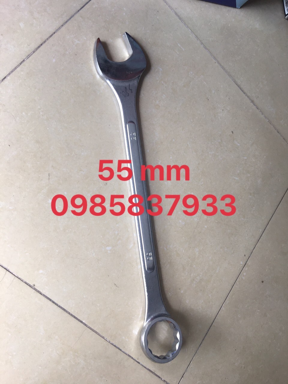 Cờ lê 55 mm 1 đầu mở 1 đầu chòng tiêu chuẩn Mỹ