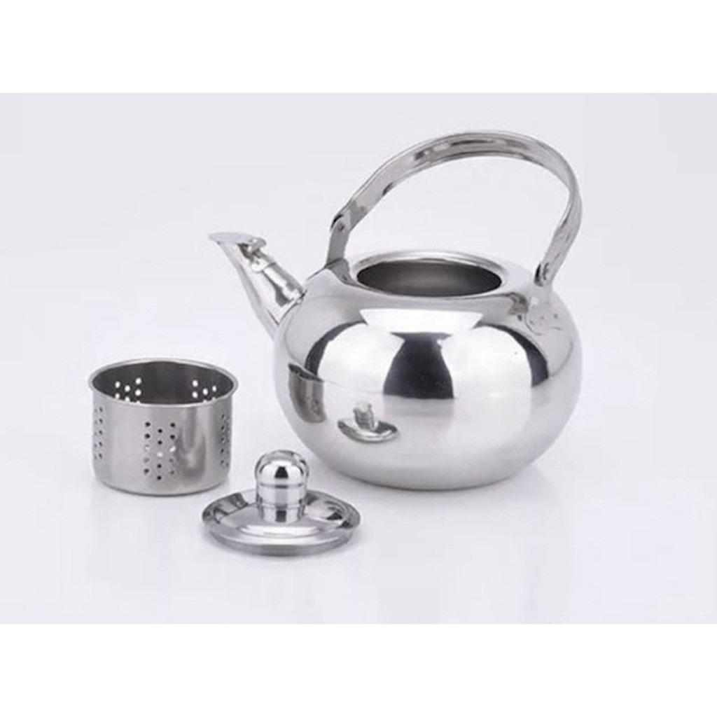 Bình pha trà- cà phê inox có lưới lọc dung tích 600ml - bình pha trà