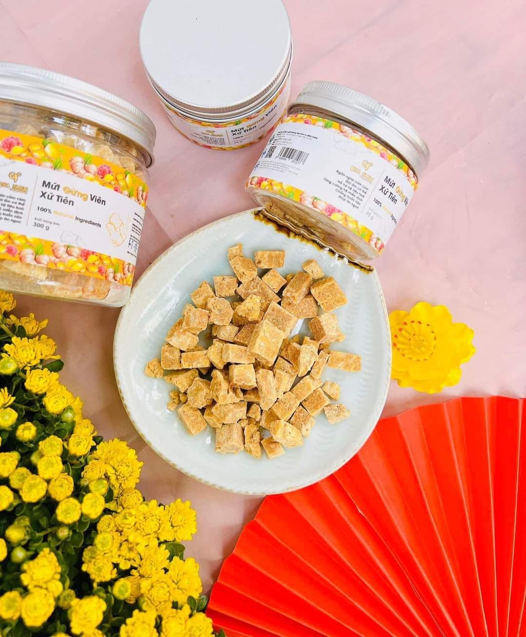 Mứt gừng viên xứ Tiên