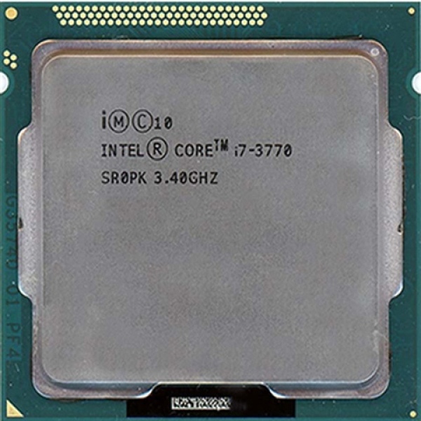 Bộ vi xử lý dùng cho PC (máy tính để bàn) Chip Intel Core i7 3770 3.40GHz(up to 3.90GHz, 4 lõi,8 luồng), Bus 1333/1600MHz, Cache 8MB. Kèm keo tản nhiệt loại tốt